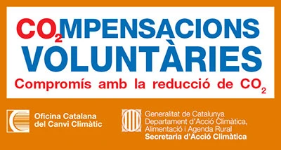 'Compensacions Voluntàries. Oficina Catalana del Canvi Climàtic logo'